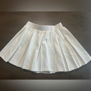 Love By Design Cream Skater Mini Skirt